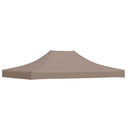 Partyzelt-Dach 4x3 m Taupe 270 g/m²