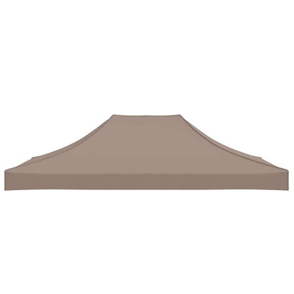 Partyzelt-Dach 4x3 m Taupe 270 g/m²