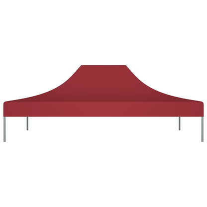 Partyzelt-Dach 4x3 m Burgunderrot 270 g/m²