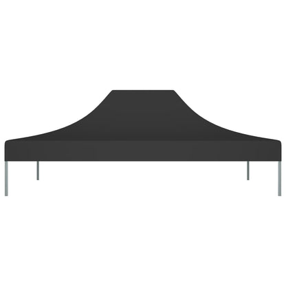 Partyzelt-Dach 4x3 m Schwarz 270 g/m²