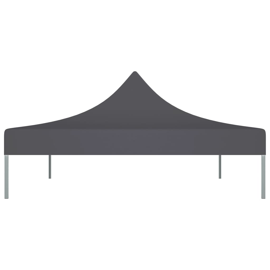 Partyzelt-Dach 4,5x3 m Anthrazit 270 g/m²