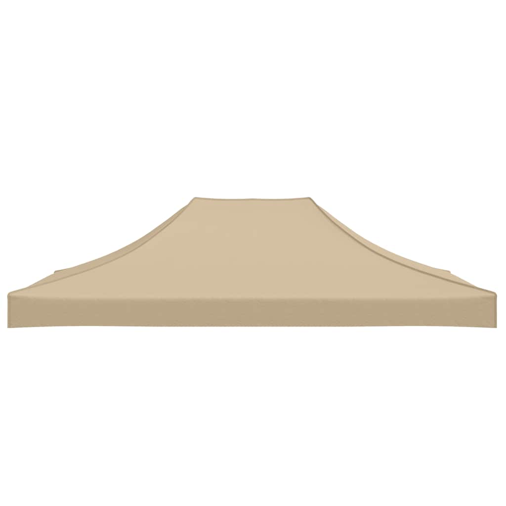 Partyzelt-Dach 4,5x3 m Beige 270 g/m²