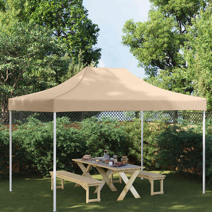 Partyzelt-Dach 4,5x3 m Beige 270 g/m²
