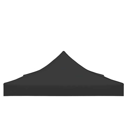 Partyzelt-Dach 4,5x3 m Schwarz 270 g/m²