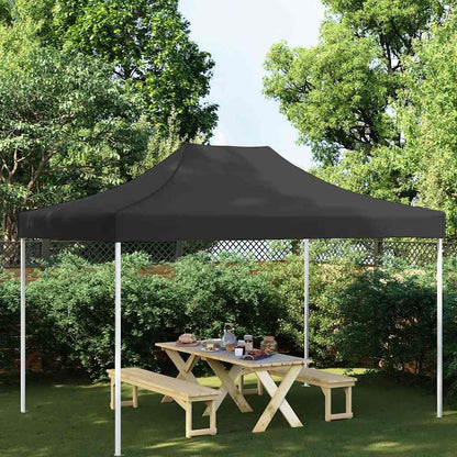 Partyzelt-Dach 4,5x3 m Schwarz 270 g/m²