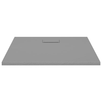 Duschwanne SMC Grau 90x80 cm