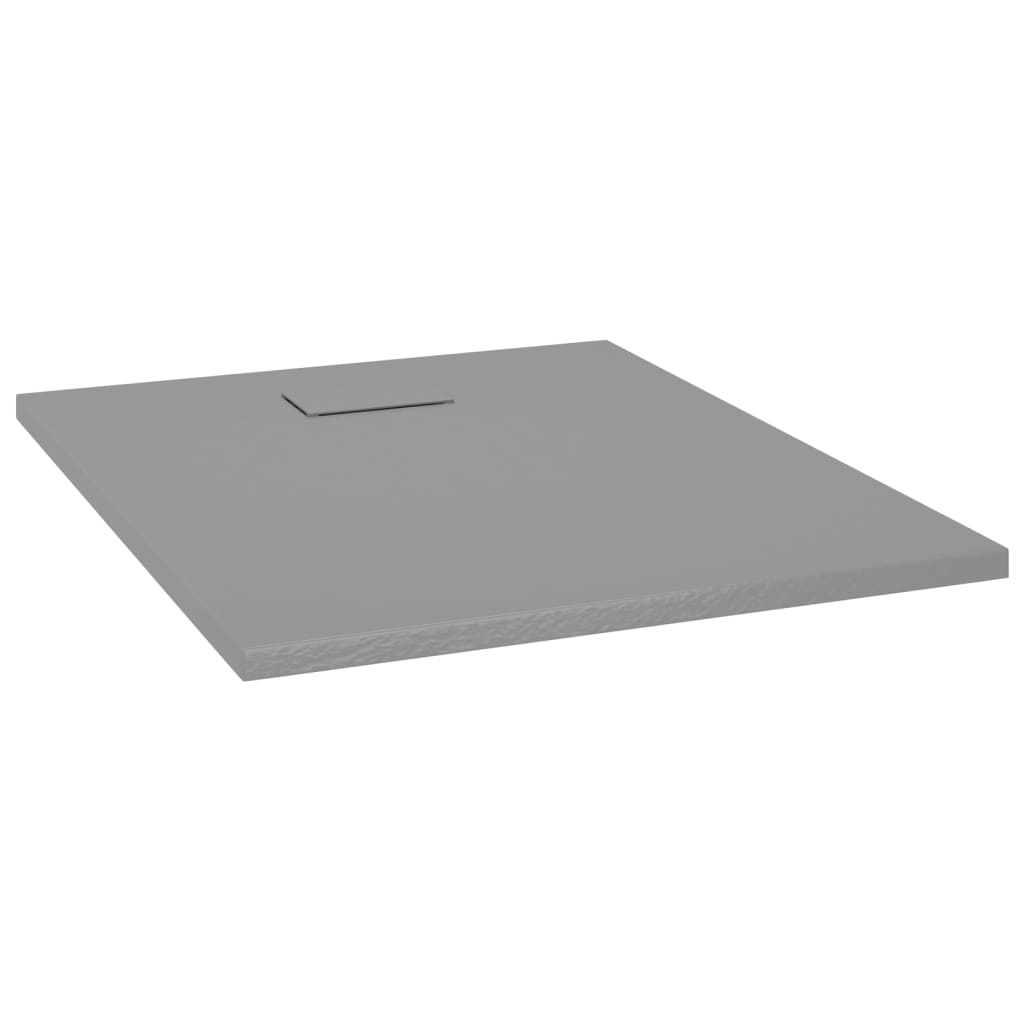 Duschwanne SMC Grau 100x80 cm