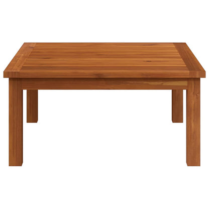 3-tlg. Garten-Lounge-Set mit Kissen Holz Akazie & Seil
