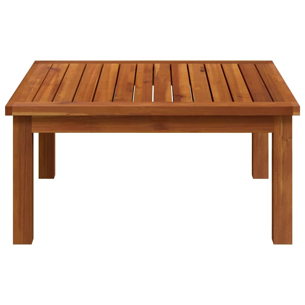 3-tlg. Garten-Lounge-Set mit Kissen Holz Akazie & Seil