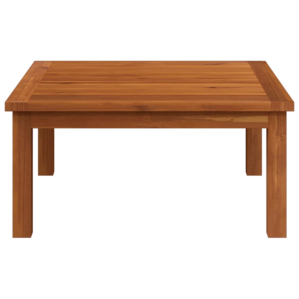 2-teiliges Garten-Lounge-Set mit Kissen Holz Akazie & Seil