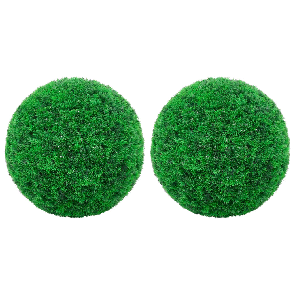 Kunstige buksbomkugler 2 stk 45 cm
