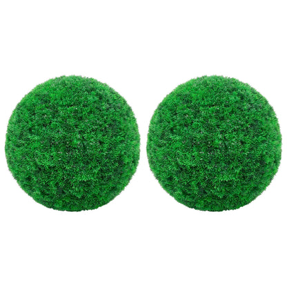 Kunstige buksbomkugler 2 stk 45 cm