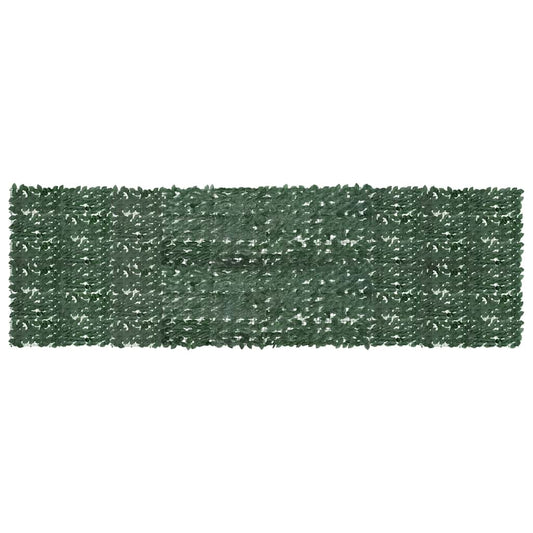 Balkon-Sichtschutz mit Dunkelgrünen Blättern 500x150 cm