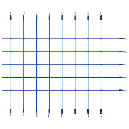 Kletternetz 200x150 cm Blau