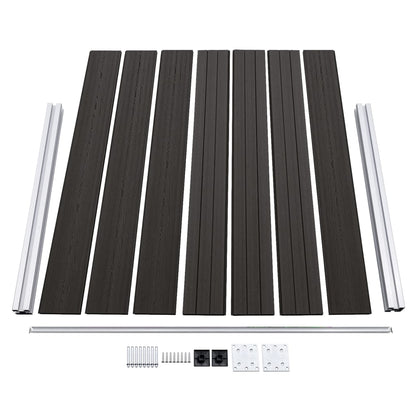 Zaunelement WPC 180x146 cm Grau