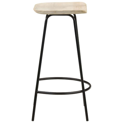Barhocker 2 Stk. Mango Massivholz
