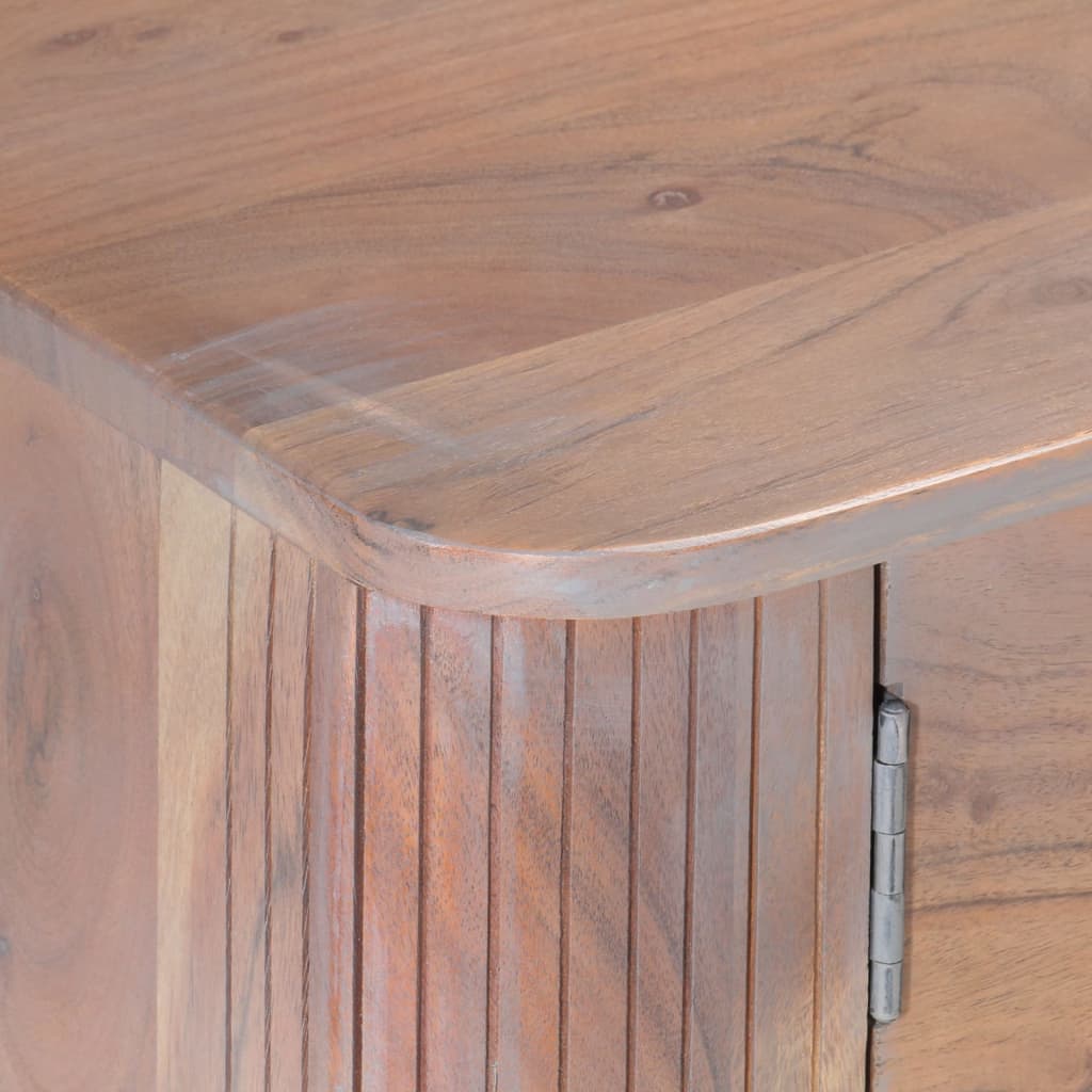 TV-Schrank 118x30x40 cm Massivholz Akazie