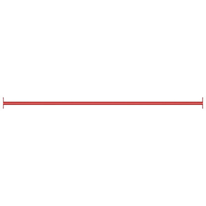 Turnstange 125 cm Stahl Rot