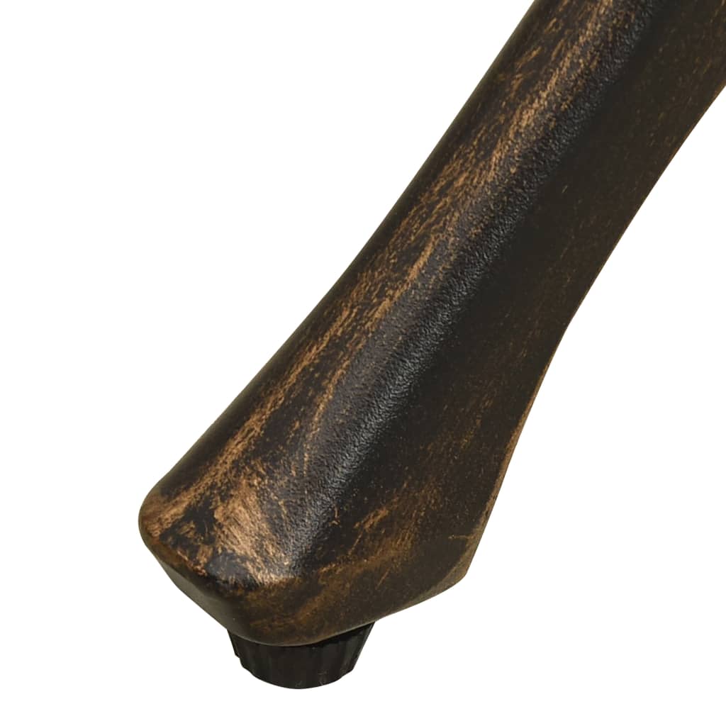 Havebord Bronzen 90x90x74 cm Støbt aluminium