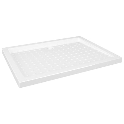 Duschwanne Anti-Rutsch Weiß 90x70x4 cm ABS