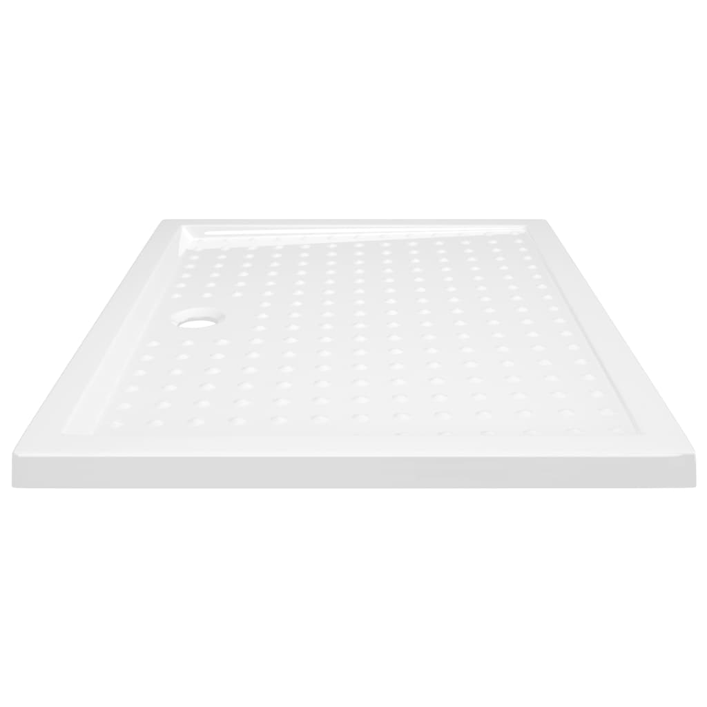 Duschwanne Anti-Rutsch Weiß 80x100x4 cm ABS