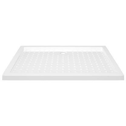 Duschwanne Anti-Rutsch Weiß 70x100x4 cm ABS