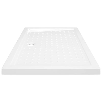 Duschwanne Anti-Rutsch Weiß 70x100x4 cm ABS