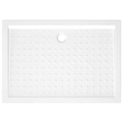 Duschwanne Anti-Rutsch Weiß 70x100x4 cm ABS