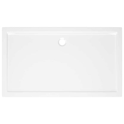 Duschtasse ABS Rechteckig Weiß 70x120 cm