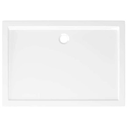 Duschtasse ABS Rechteckig Weiß 70x100 cm