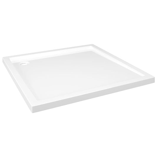 Duschtasse ABS Quadratisch Weiß 80x80 cm