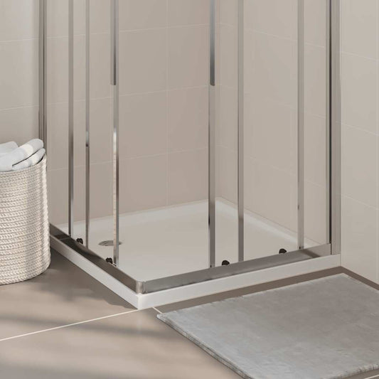 Duschtasse ABS Quadratisch Weiß 80x80 cm