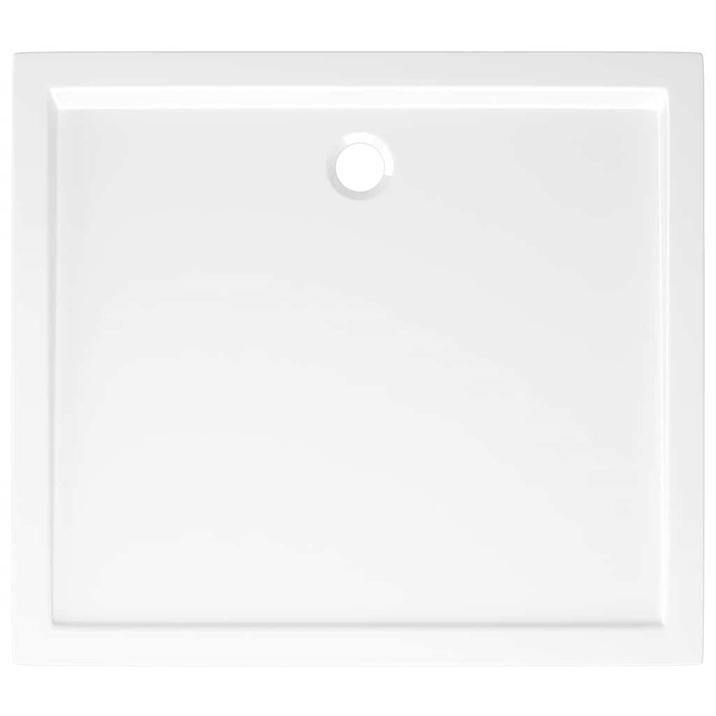 Duschtasse ABS Rechteckig Weiß 80x90 cm