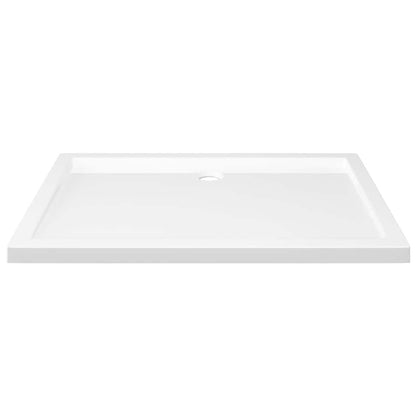 Duschtasse ABS Rechteckig Weiß 80x110 cm