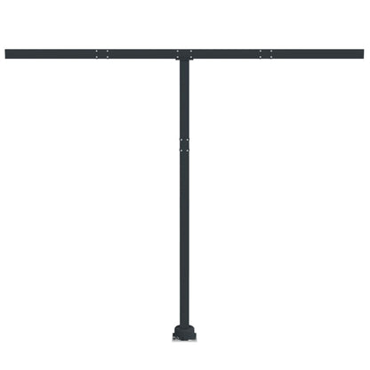 Stützen für Markisen Anthrazit 300x245 cm Eisen