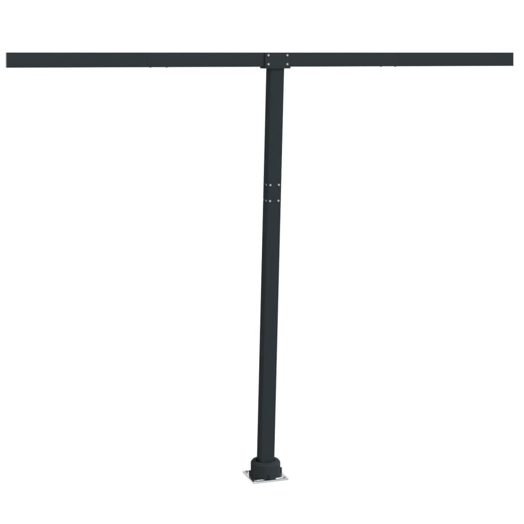 Stützen für Markisen Anthrazit 300x245 cm Eisen
