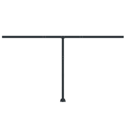 Stützen für Markisen Anthrazit 450x245 cm Eisen