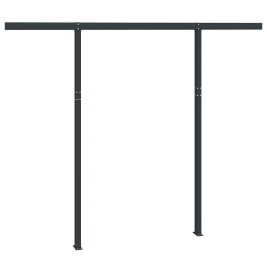 Stützen für Markisen Anthrazit 300x245 cm Eisen