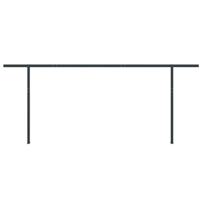 Stützen für Markisen Anthrazit 600x245 cm Eisen