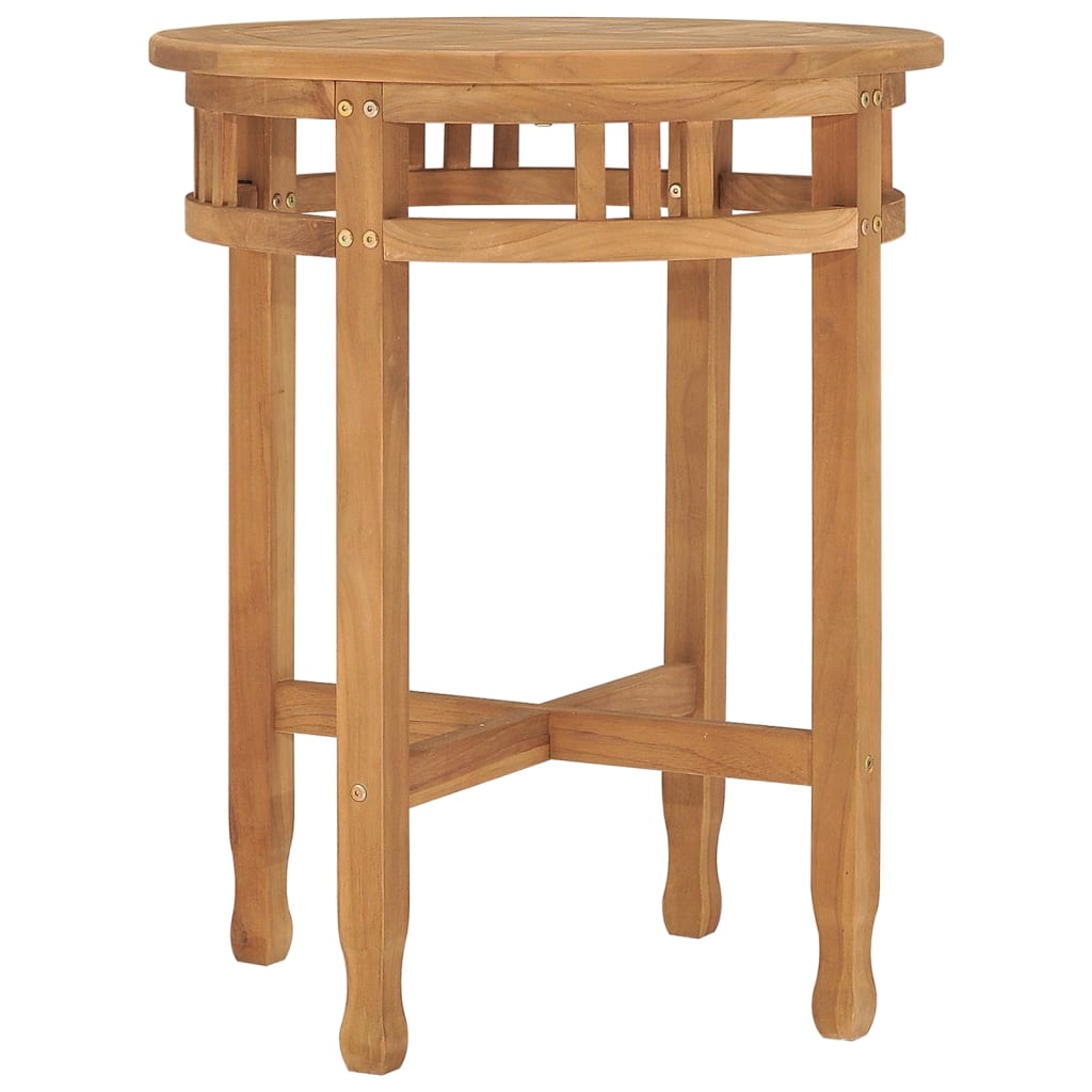 Bistrotisch Ø60x75,5 cm Teak Massivholz