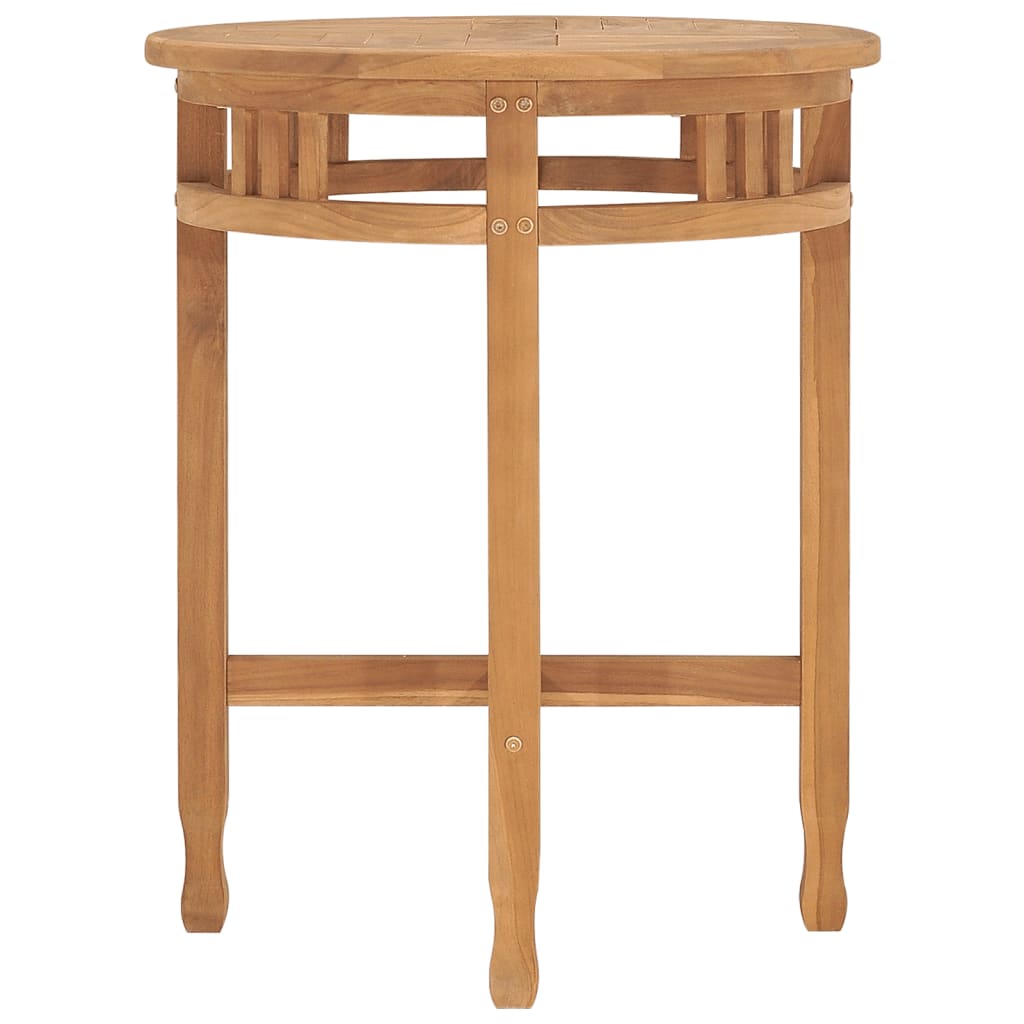 Bistrotisch Ø60x75,5 cm Teak Massivholz