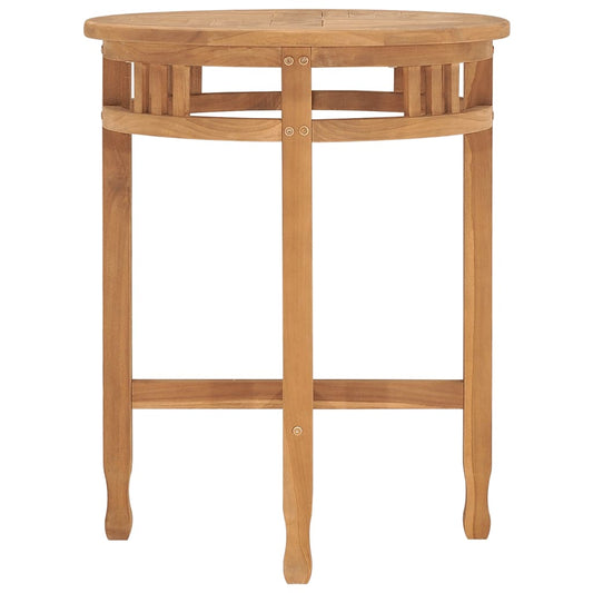 Bistrotisch Ø60x75,5 cm Teak Massivholz
