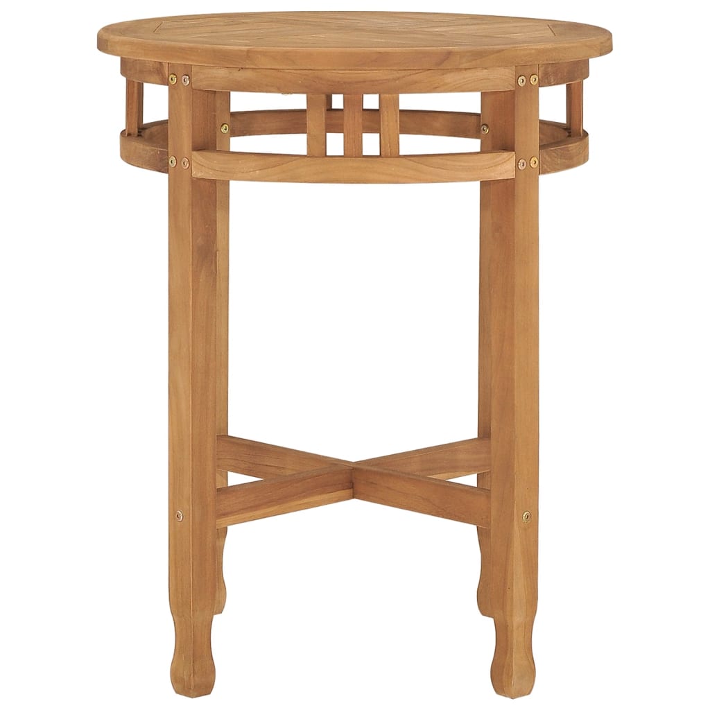 Bistrotisch Ø60x75,5 cm Teak Massivholz