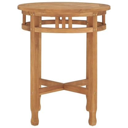 Bistrotisch Ø60x75,5 cm Teak Massivholz