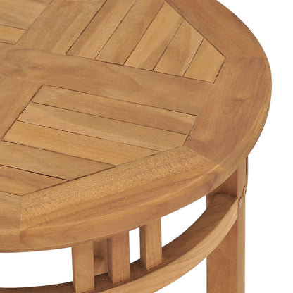 Bistrotisch Ø60x75,5 cm Teak Massivholz