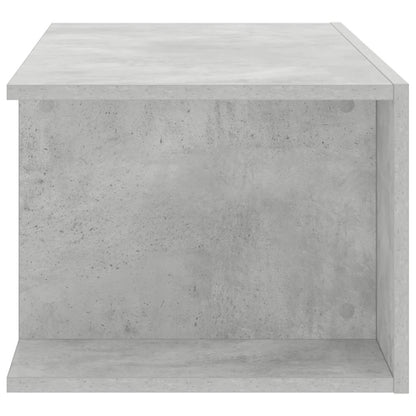 TV-Schrank mit LED-Leuchten Betongrau 90x39x30 cm