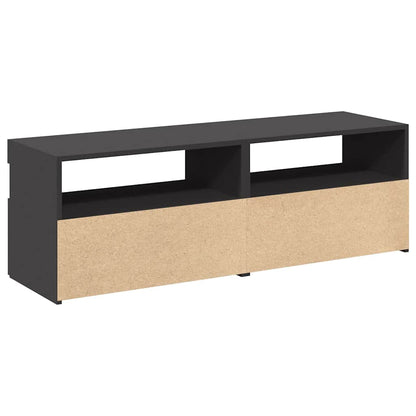 TV Skabe LED Lys 2 stk Grå 60x35x40cm