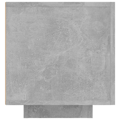 TV-Schrank mit LED-Beleuchtung Betongrau 160x35x40 cm