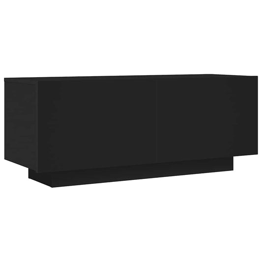 TV-skab Sort 100x35x40 cm Træ Materiale