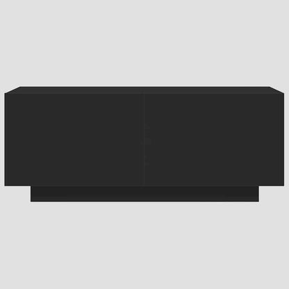 TV-skab Sort 100x35x40 cm Træ Materiale